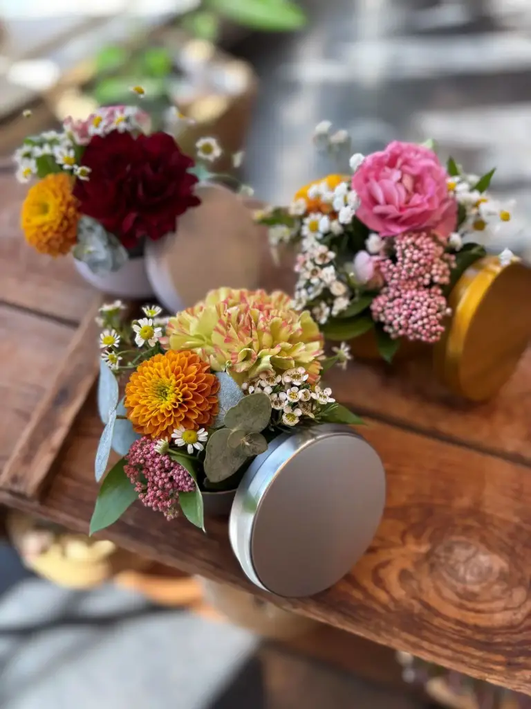 Bouquet en pot