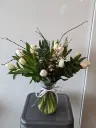 Bouquet tulipe blanche