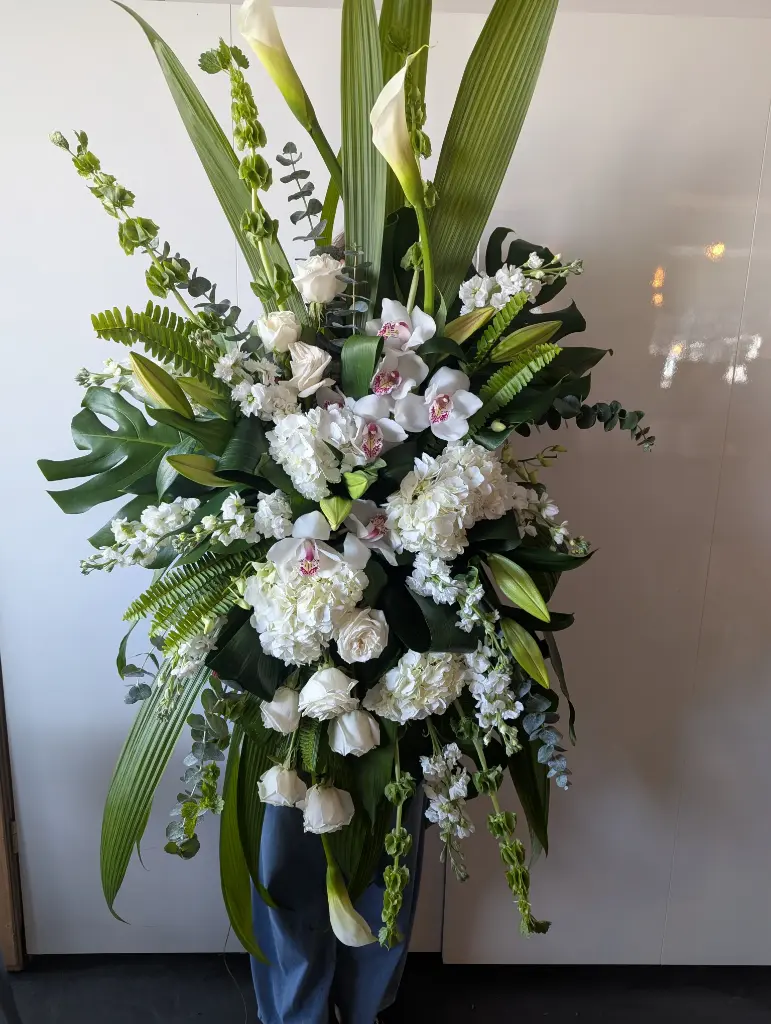 Gerbe murale l'orchidée