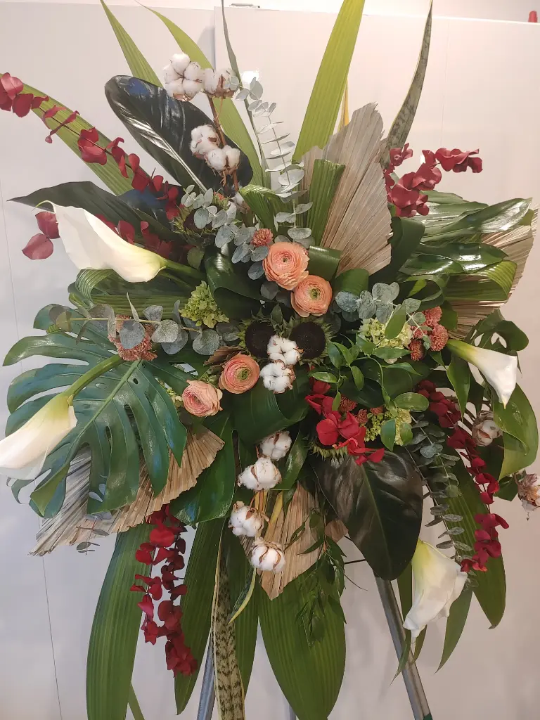 Gerbe murale funéraire