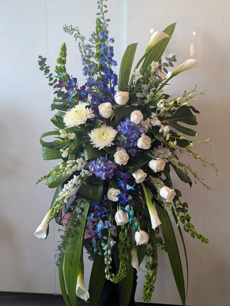 Gerbe murale la grande bleue