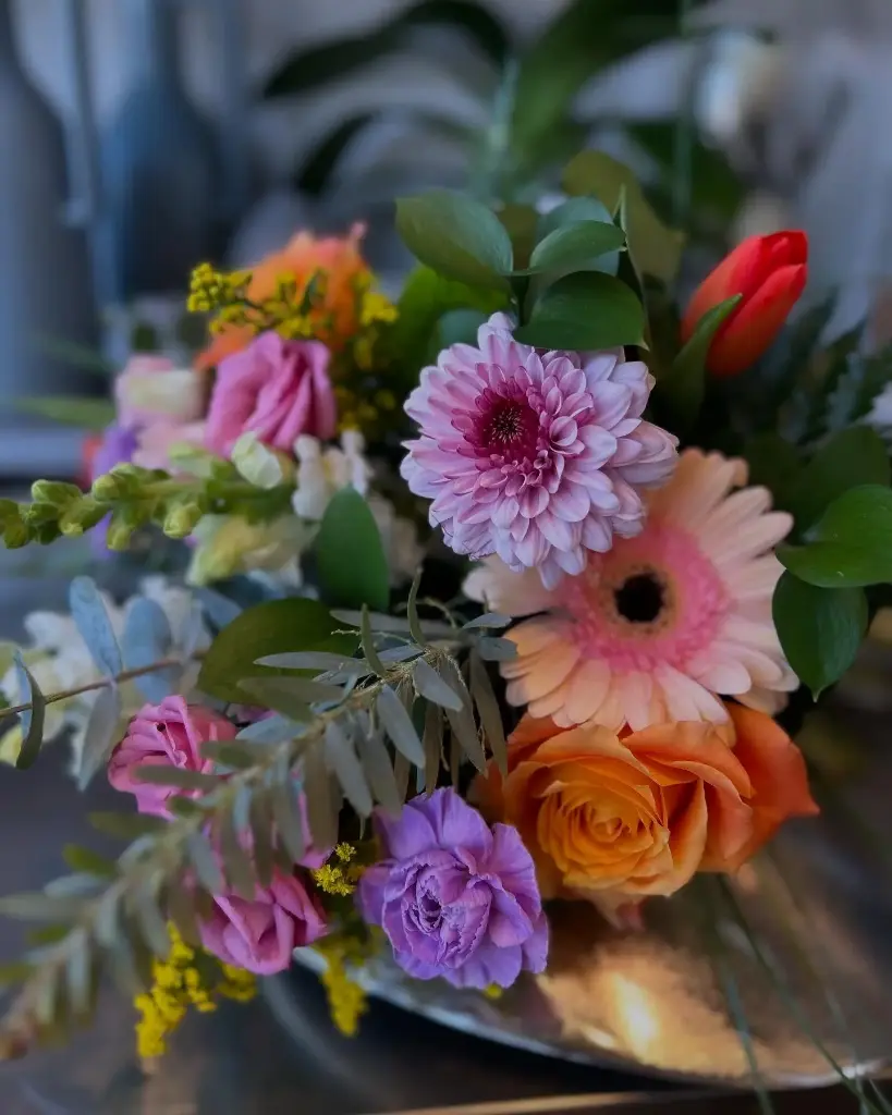 Bouquet arc en ciel