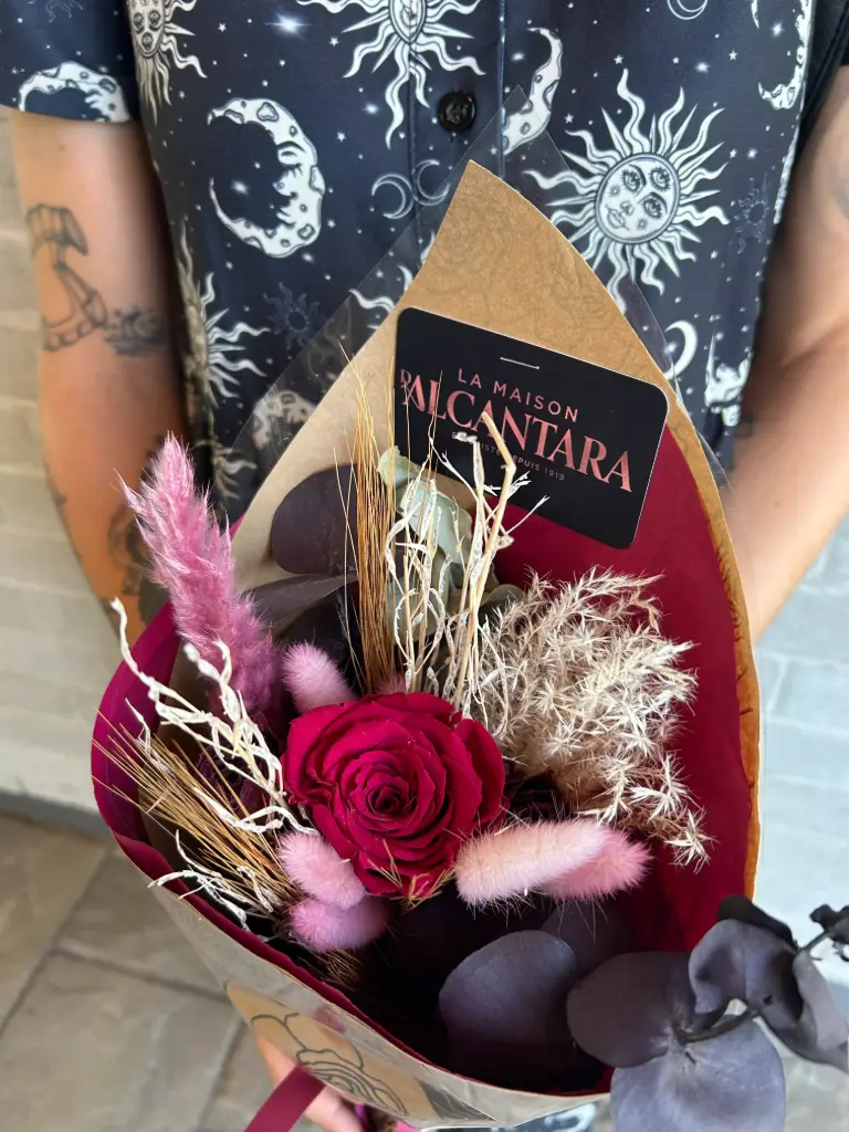 Bouquet fleurs séchées éternelles