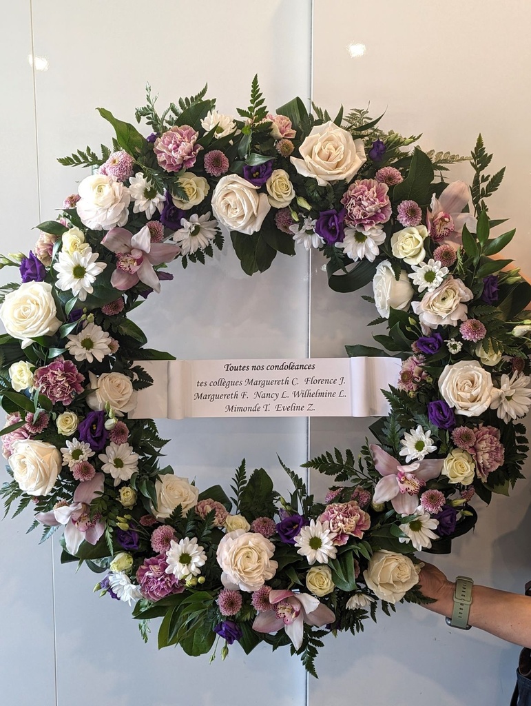Couronne douce lavande (PETIT)