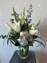 Bouquet bleu ciel