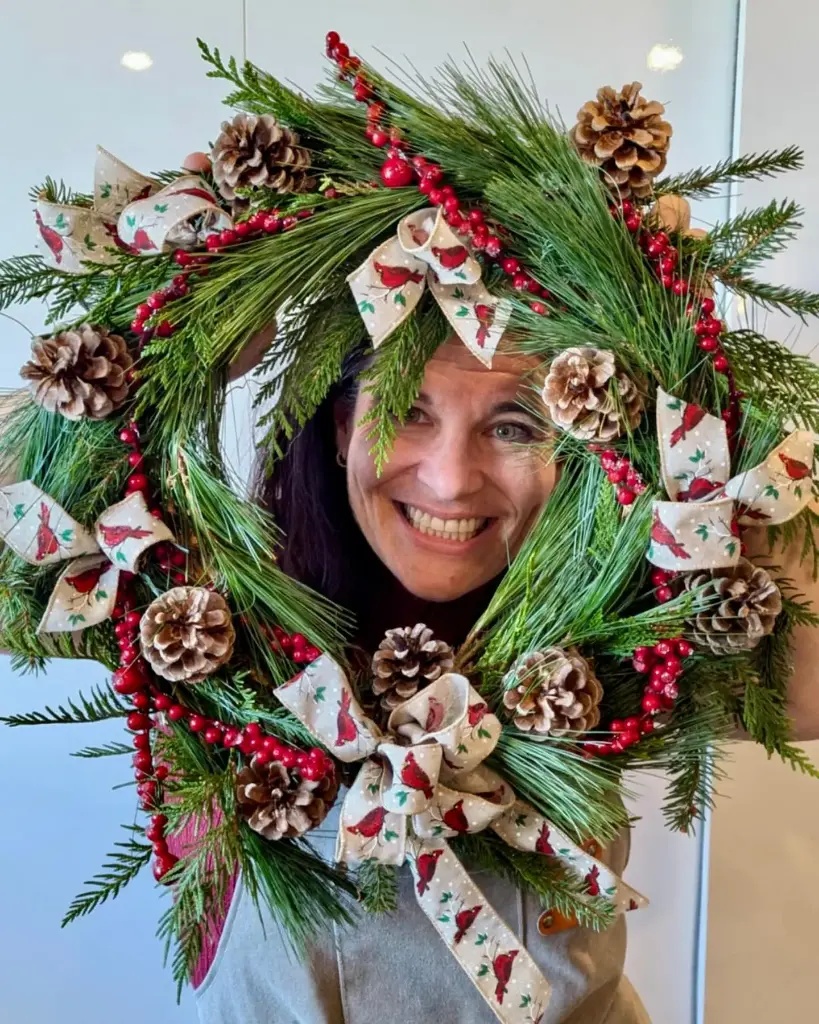 Couronne sapinage de Noël 