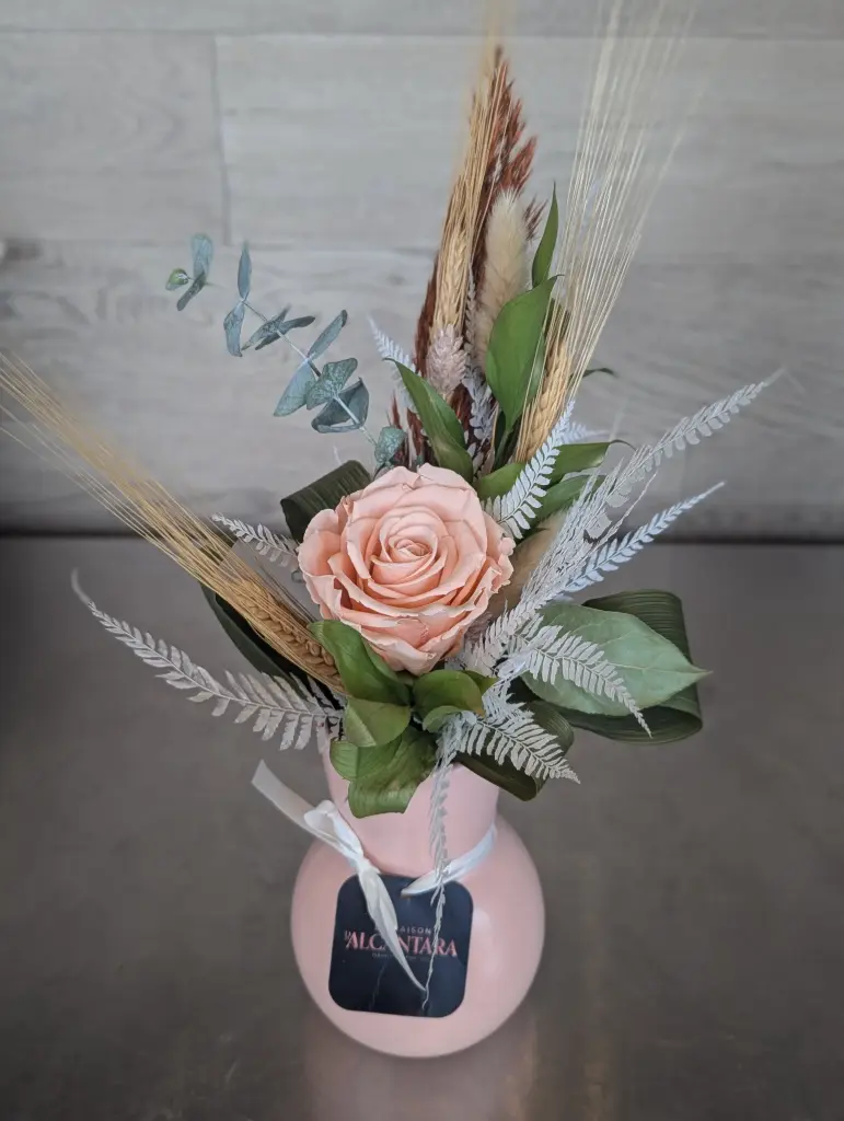 Bouquet rose éternelle