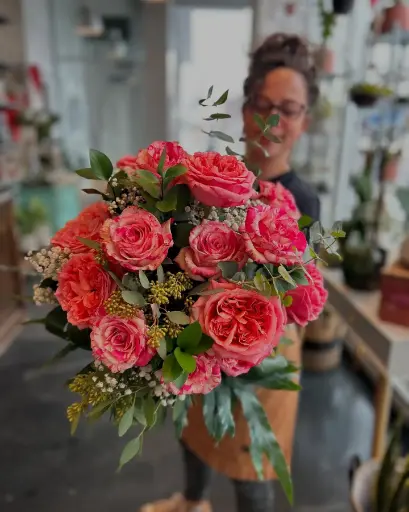 Bouquet de roses unique