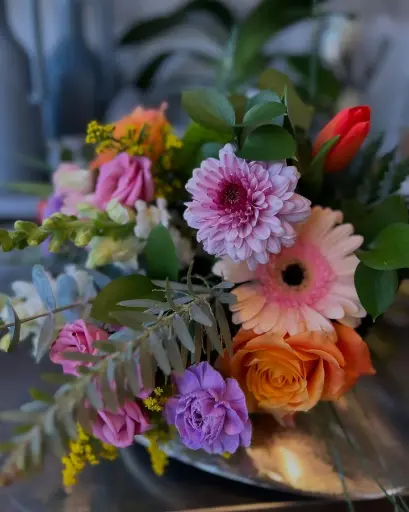 Bouquet arc-en-ciel