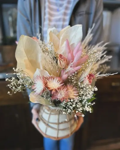 Bouquet de fleurs éternelles